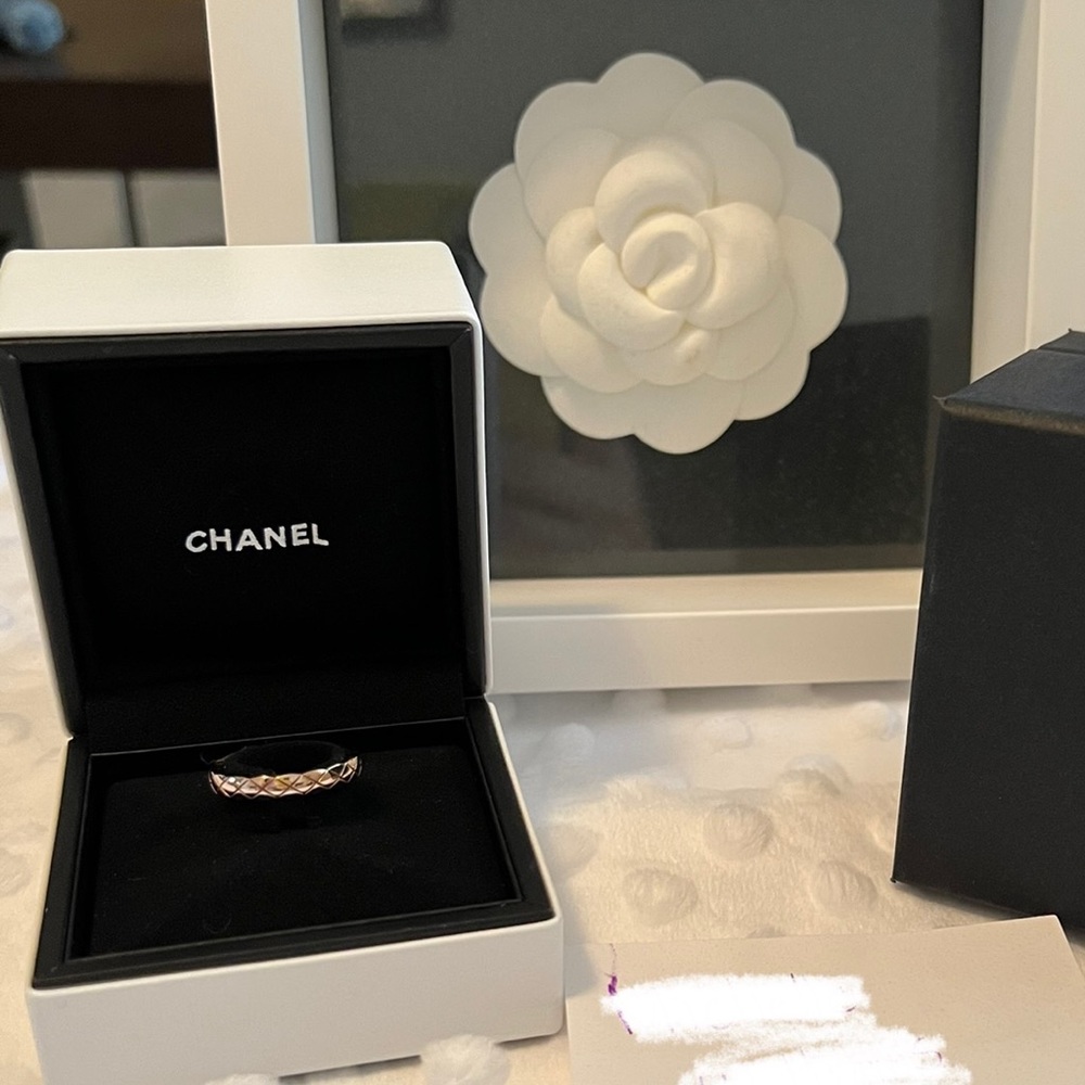 Authentic Chanel Coco Crush thin ring